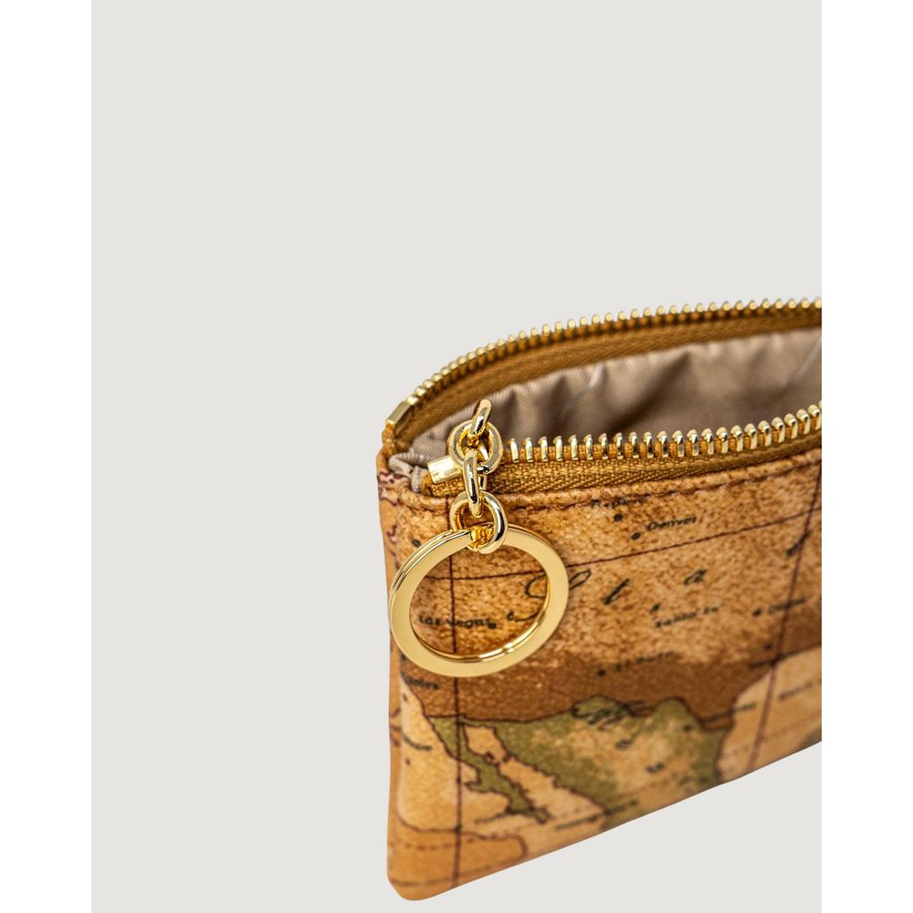 Alviero Martini Prima Classe Beige Leather Pouch