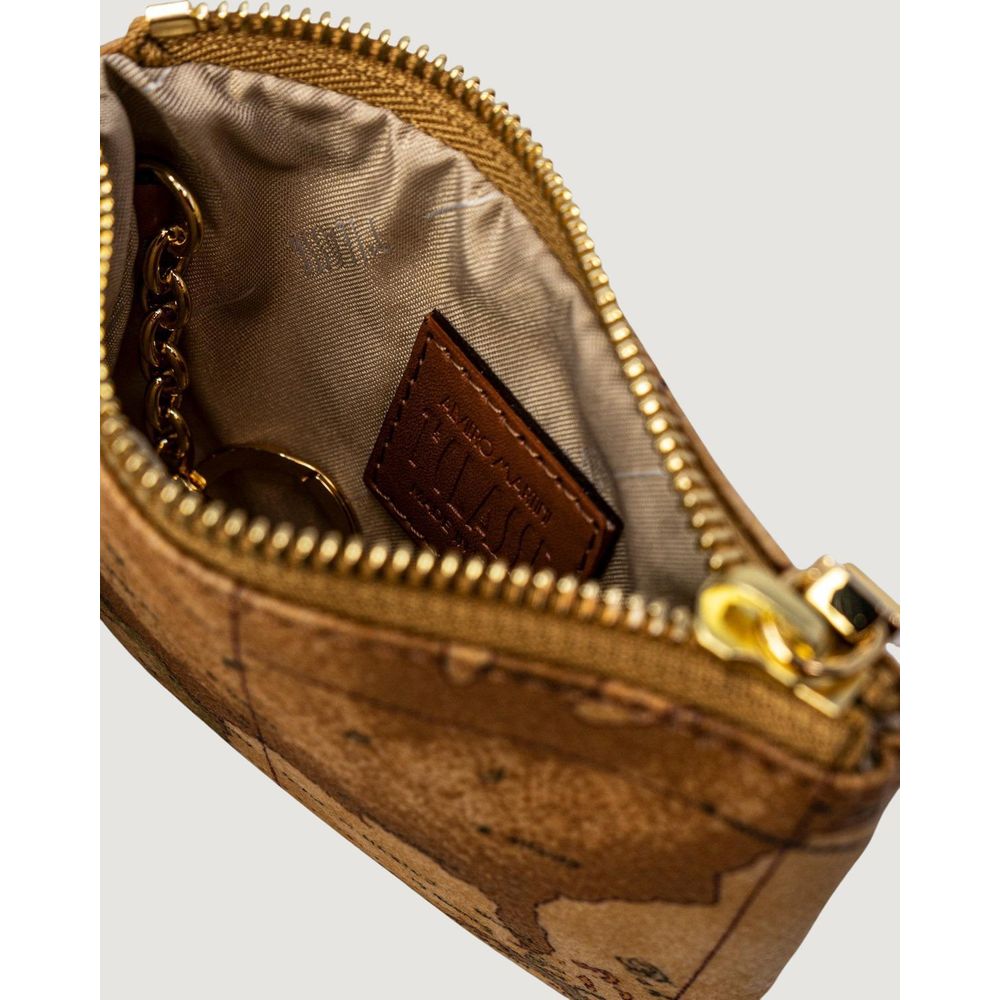 Alviero Martini Prima Classe Beige Leather Pouch