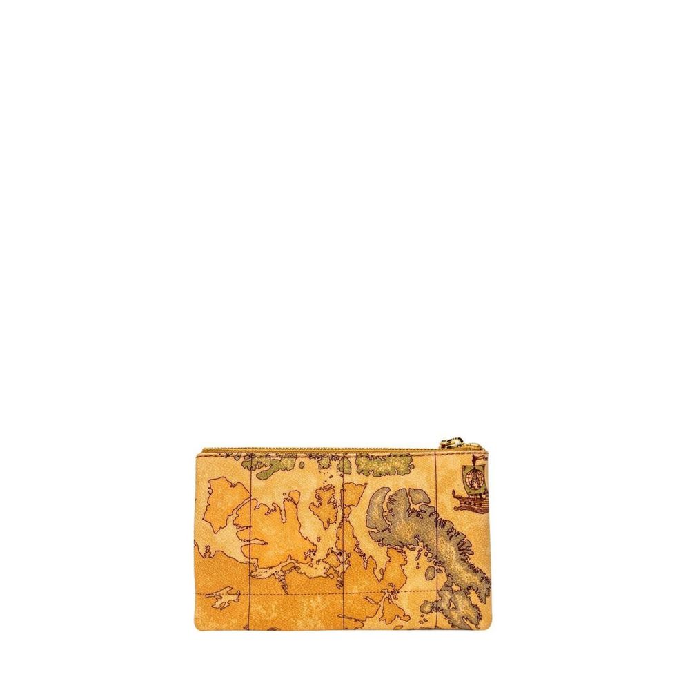 Alviero Martini Prima Classe Beige Leather Clutches