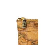 Alviero Martini Prima Classe Beige Leather Clutches