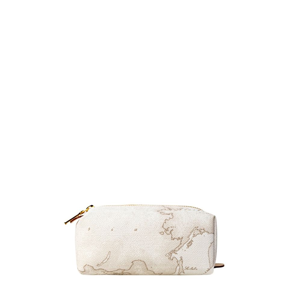 Alviero Martini Prima Classe White Cotton Clutches