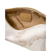 Alviero Martini Prima Classe White Cotton Clutches