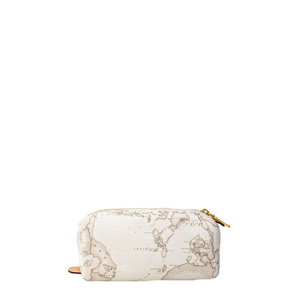 Alviero Martini Prima Classe White Cotton Clutches
