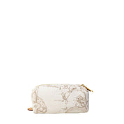Alviero Martini Prima Classe White Cotton Clutches