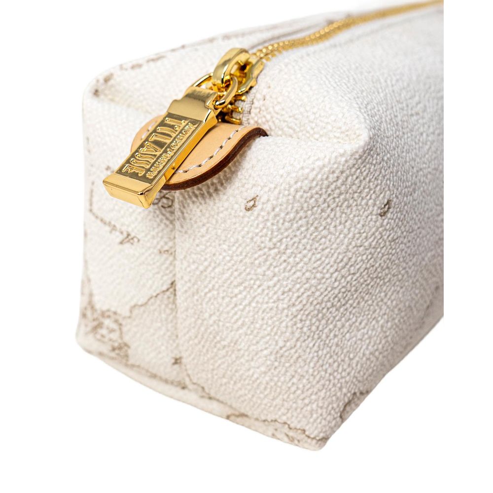Alviero Martini Prima Classe White Cotton Clutches