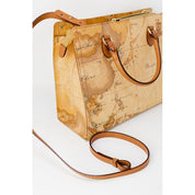 Alviero Martini Prima Classe Beige Cotton Handbag