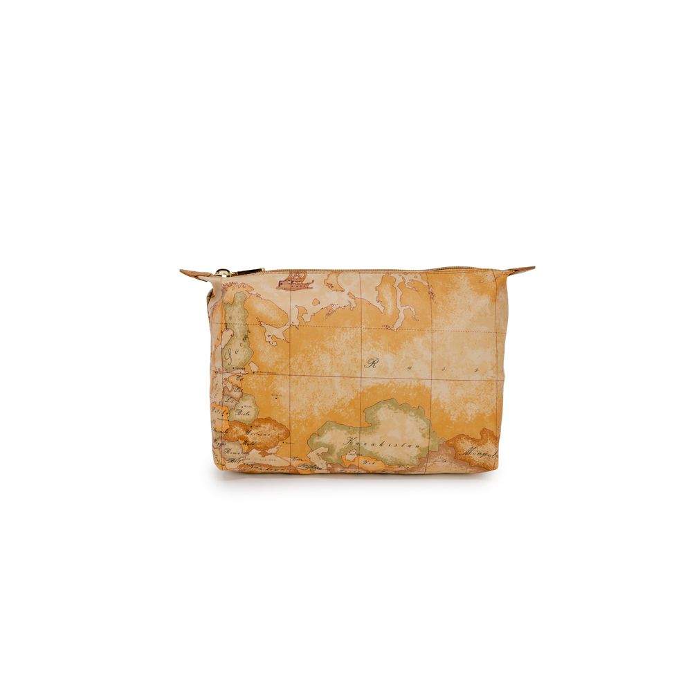 Alviero Martini Prima Classe Beige Polyester Clutch