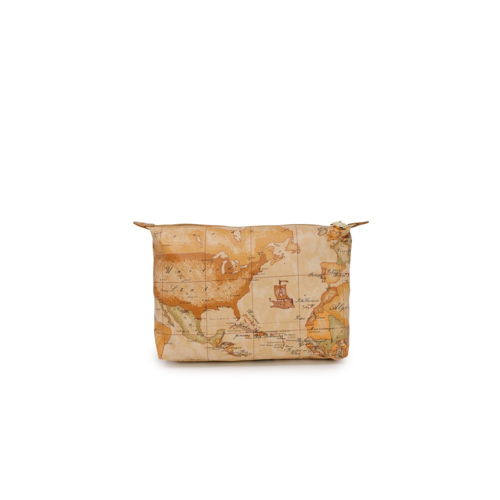 Alviero Martini Prima Classe Beige Polyester Clutch
