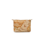 Alviero Martini Prima Classe Beige Polyester Clutch