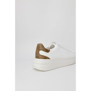 Guess White Polyurethane Low Top Sneakers
