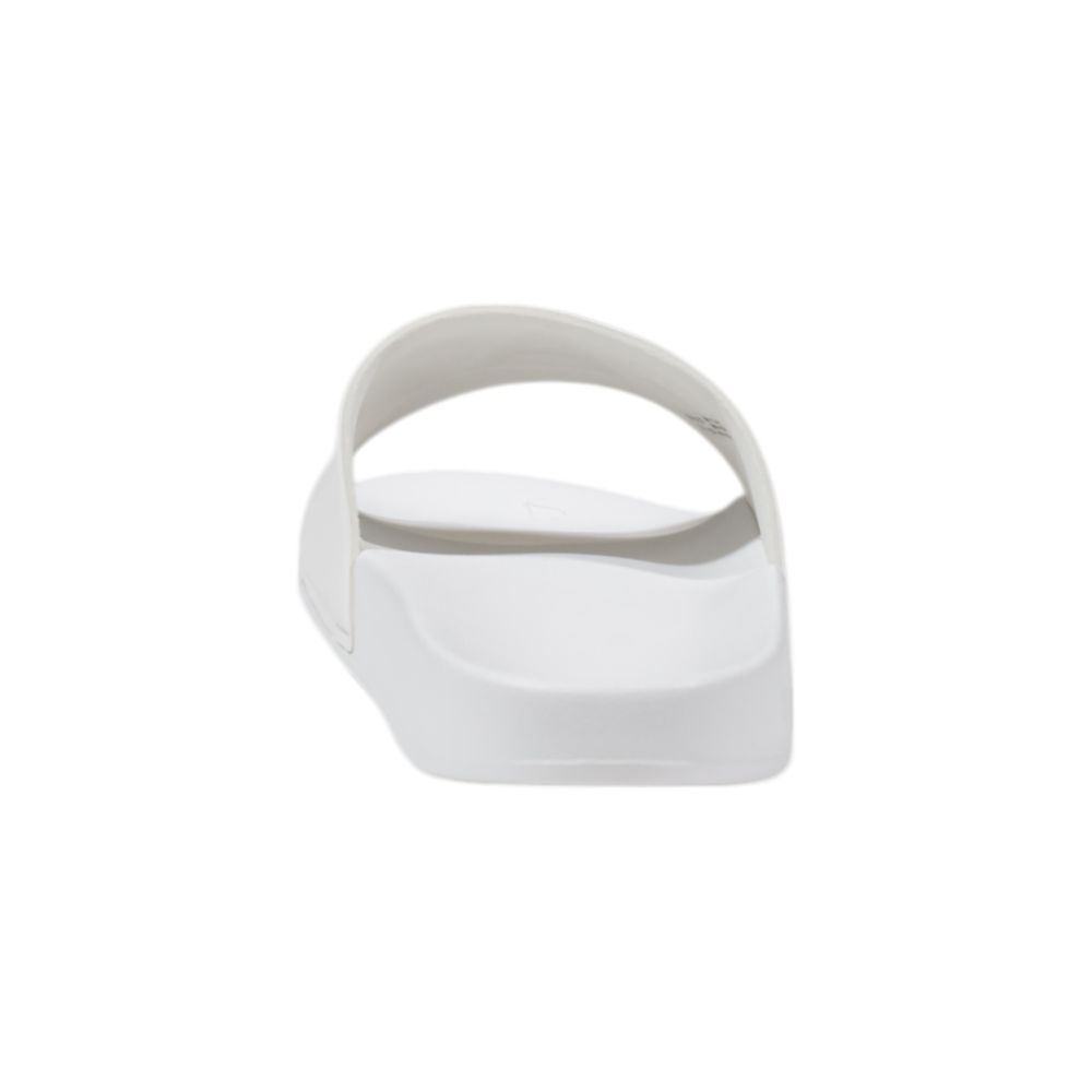EA7 Emporio Armani White PVC Slide Sandals