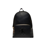 Calvin Klein Black Polyurethane Backpack