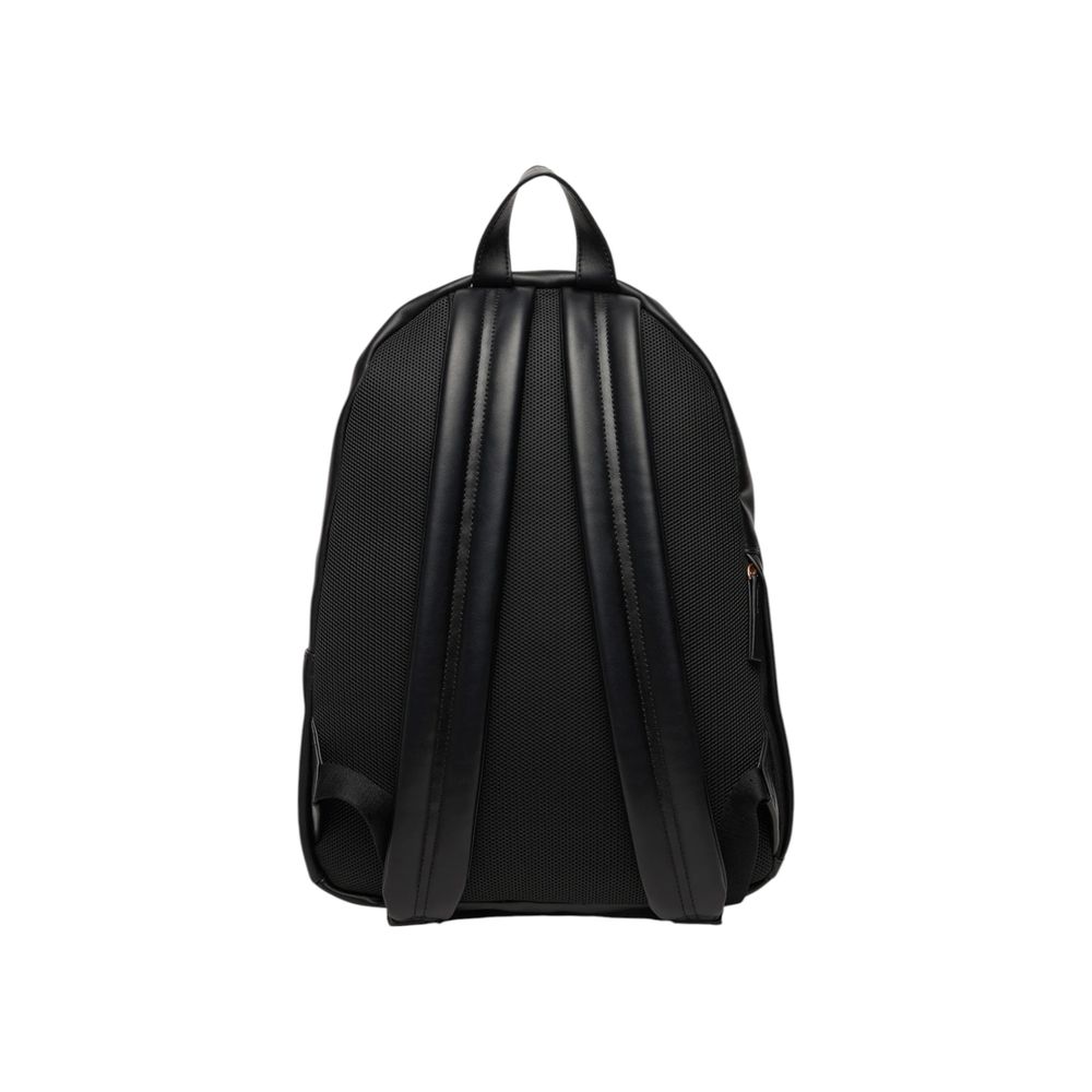 Calvin Klein Black Polyurethane Backpack