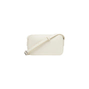 Calvin Klein White Polyurethane Camera Bag