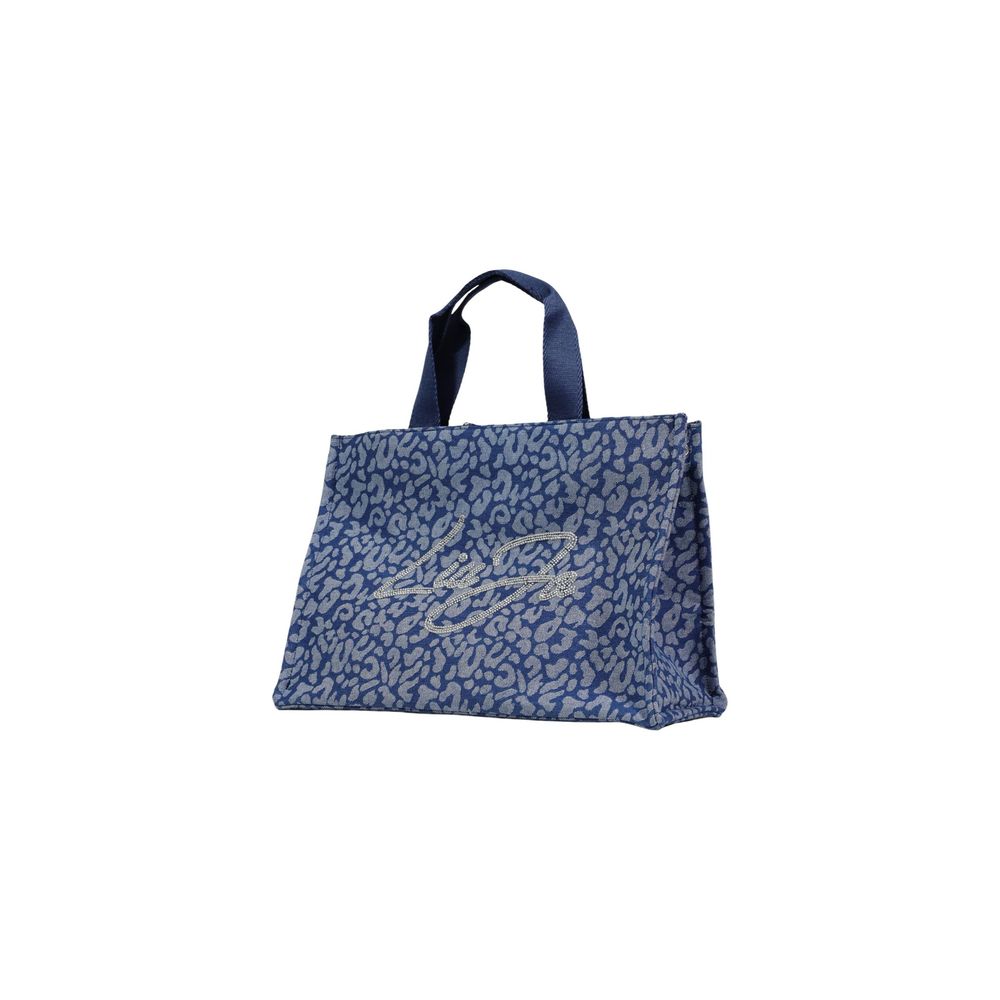 Liu Jo Blue Cotton Tote Bag