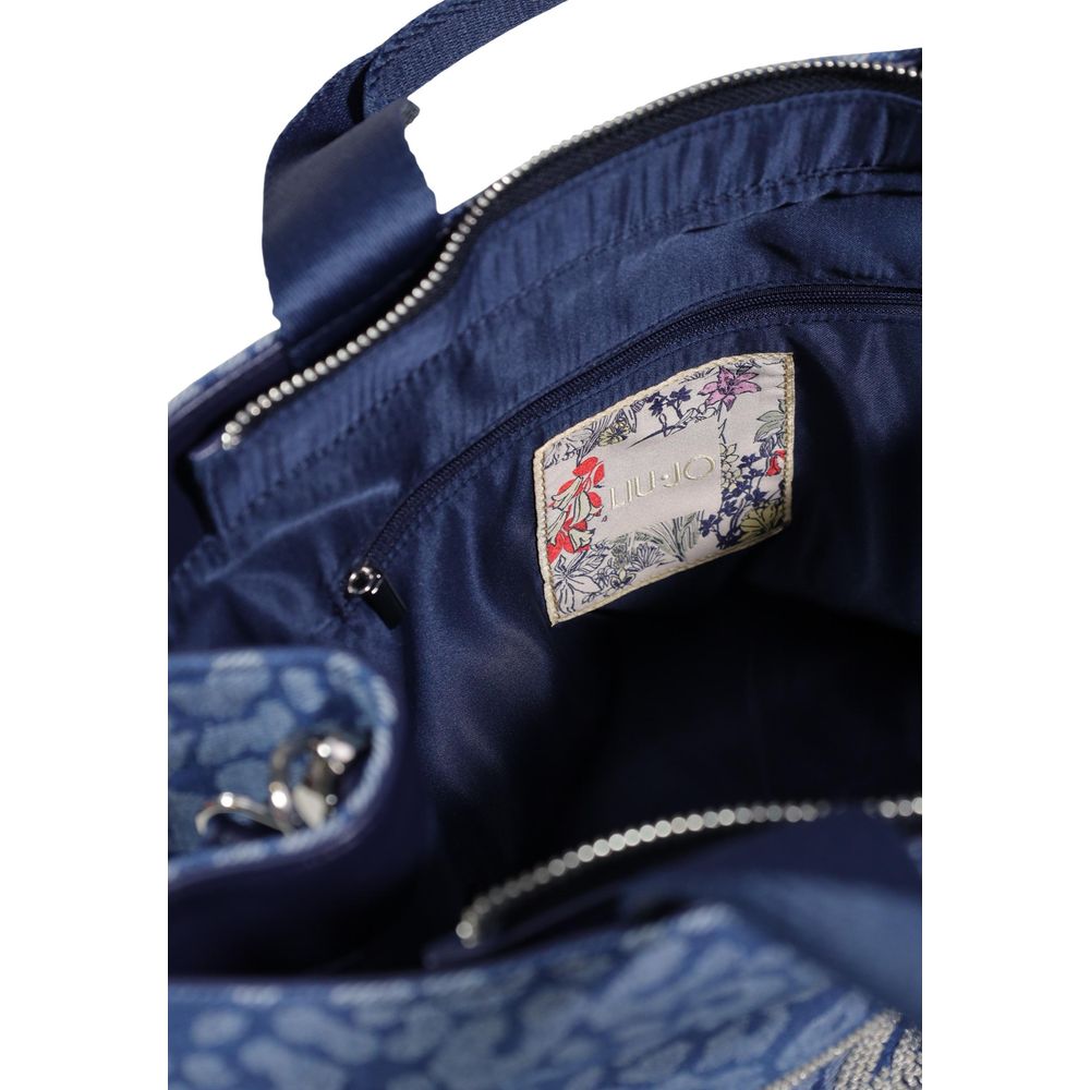 Liu Jo Blue Cotton Tote Bag