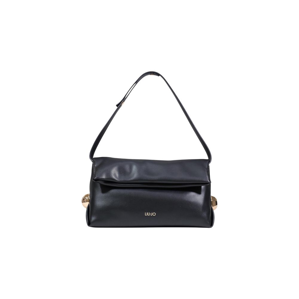 Liu Jo Black Polyurethane Clutch Bag