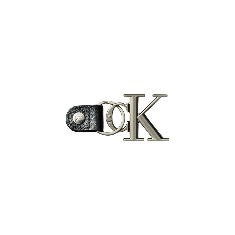 Calvin Klein Brown Zinc Leather Cardholder & Keychain