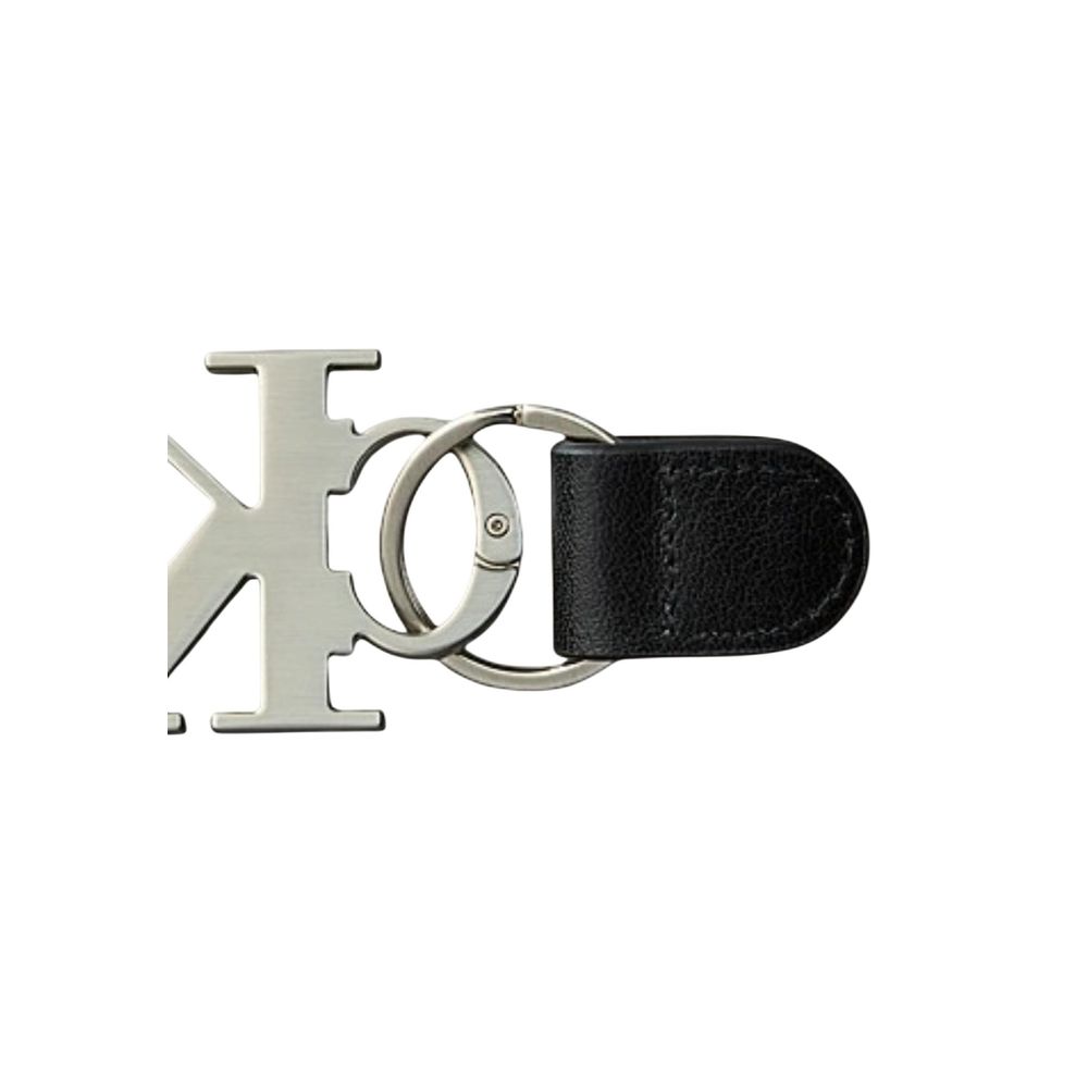 Calvin Klein Brown Zinc Leather Cardholder & Keychain