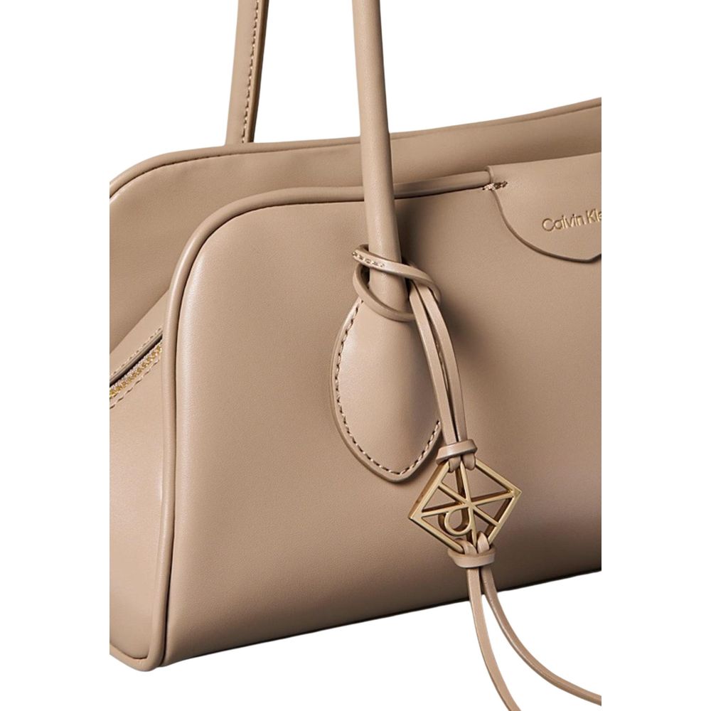 Calvin Klein Beige Polyurethane Handbag