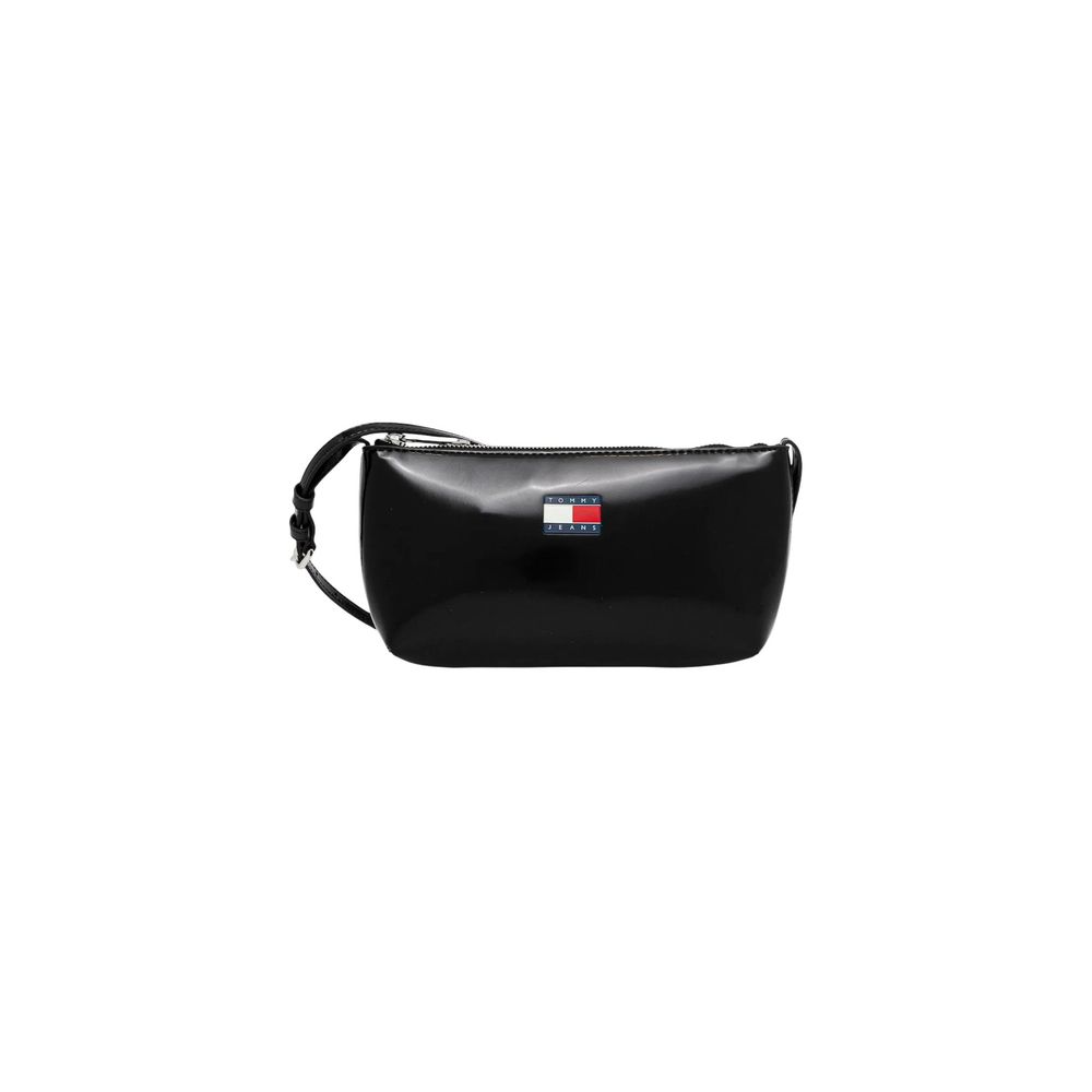 Tommy Hilfiger Black Polyurethane Shoulder Bag