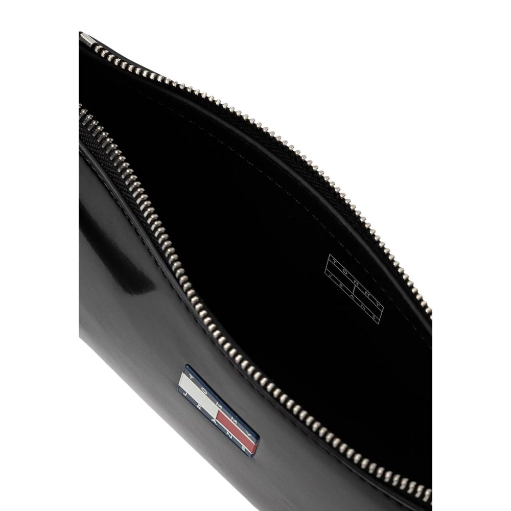 Tommy Hilfiger Black Polyurethane Shoulder Bag