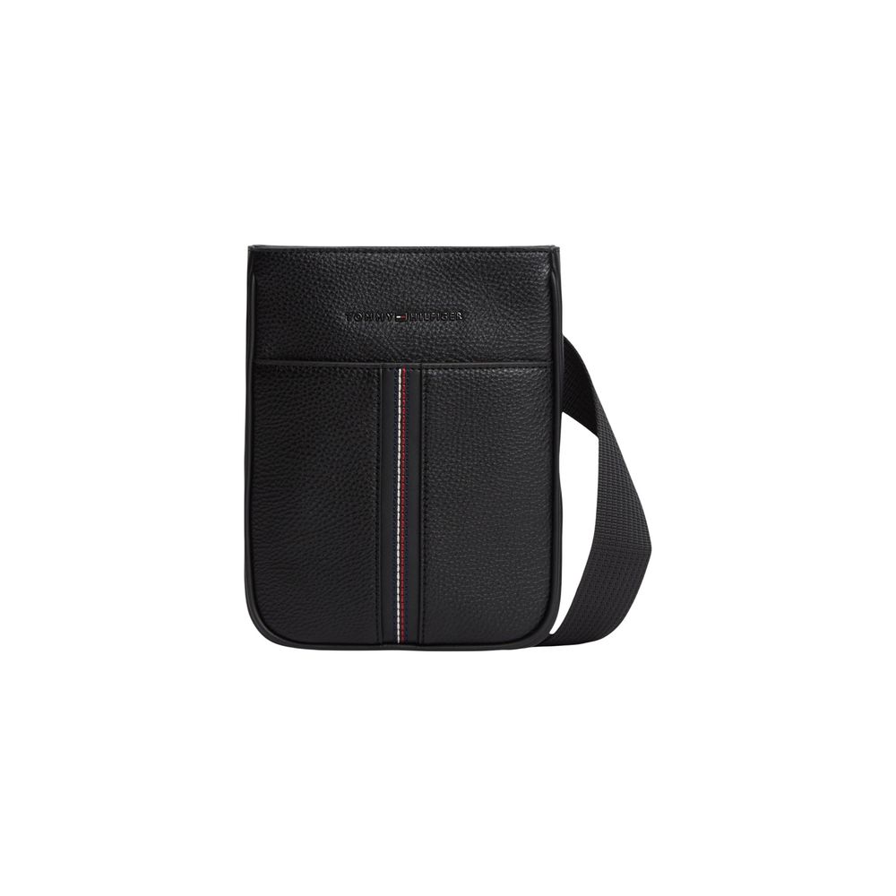 Tommy Hilfiger Black Polyurethane Crossbody Bag