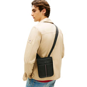 Tommy Hilfiger Black Polyurethane Crossbody Bag