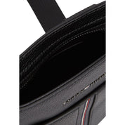 Tommy Hilfiger Black Polyurethane Crossbody Bag