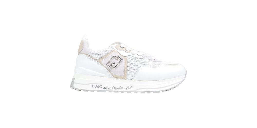 Liu Jo White Polyurethane Sneakers
