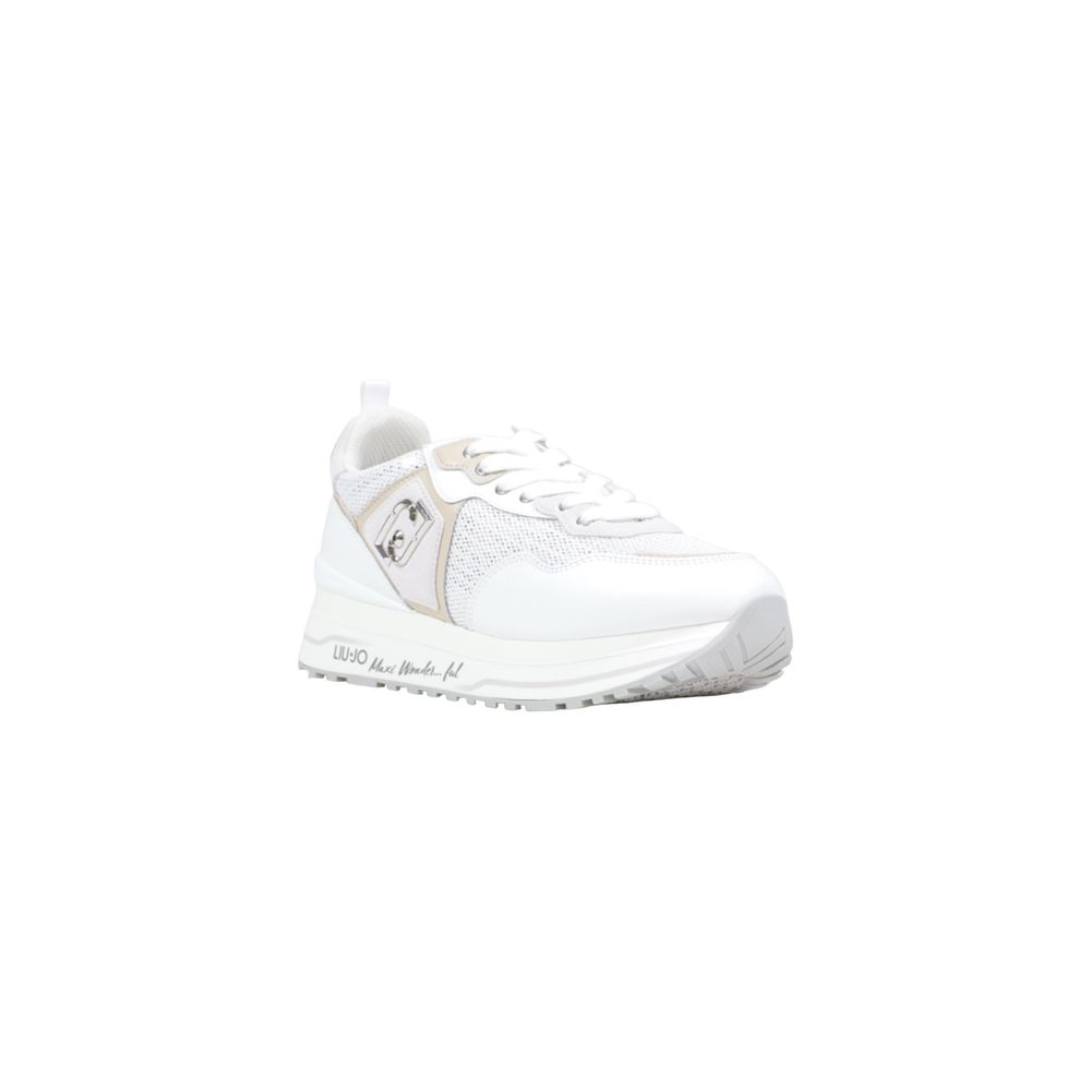 Liu Jo White Polyurethane Sneakers