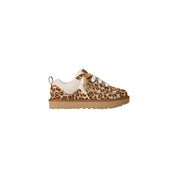 UGG Beige Suede Leather Sneakers