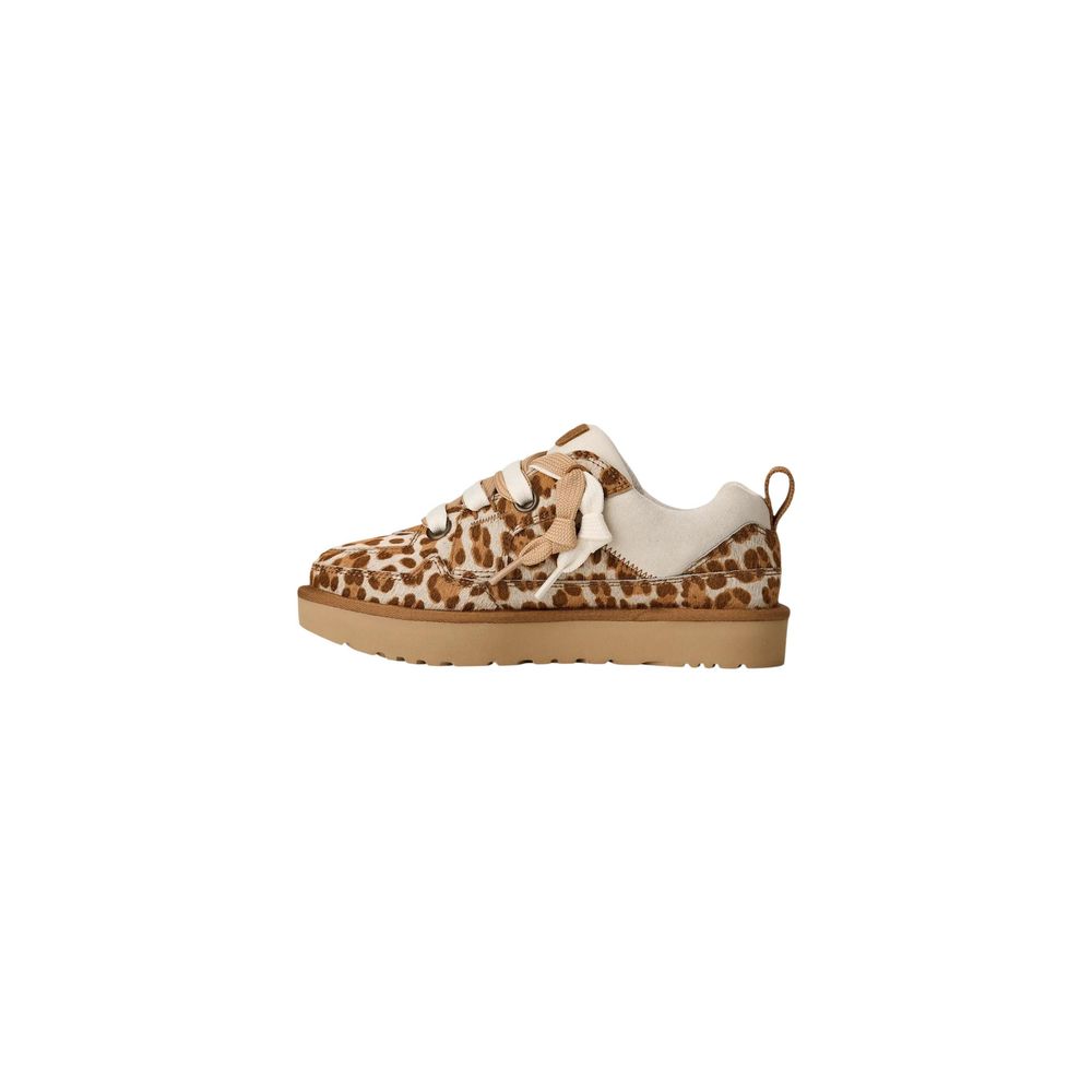 UGG Beige Suede Leather Sneakers