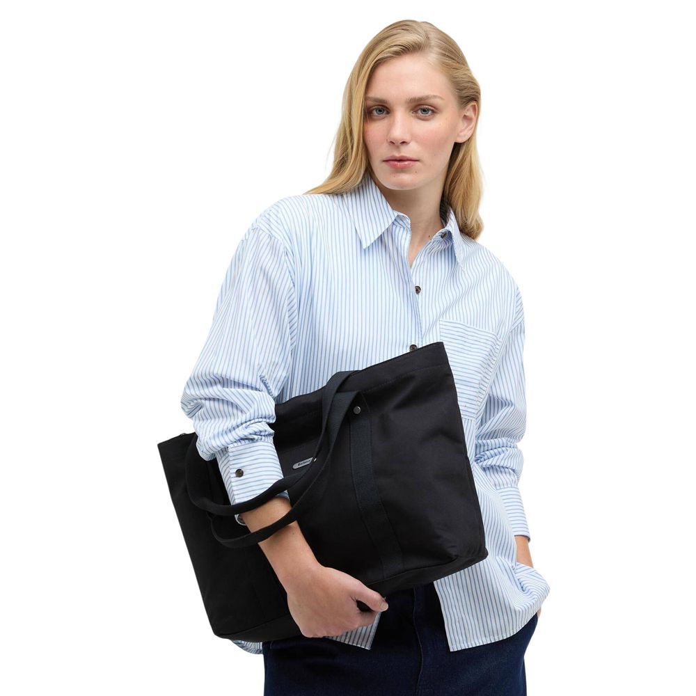 Barbour Black Cotton Tote Bag
