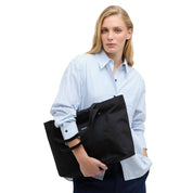 Barbour Black Cotton Tote Bag