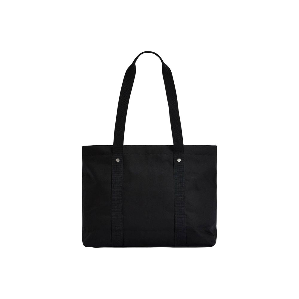 Barbour Black Cotton Tote Bag
