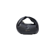 Karl Lagerfeld Black Polyurethane Hobo Bag