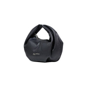 Karl Lagerfeld Black Polyurethane Hobo Bag