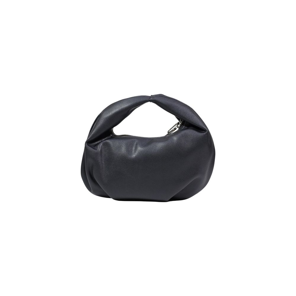 Karl Lagerfeld Black Polyurethane Hobo Bag