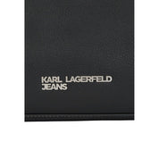 Karl Lagerfeld Black Polyurethane Shoulder Bag