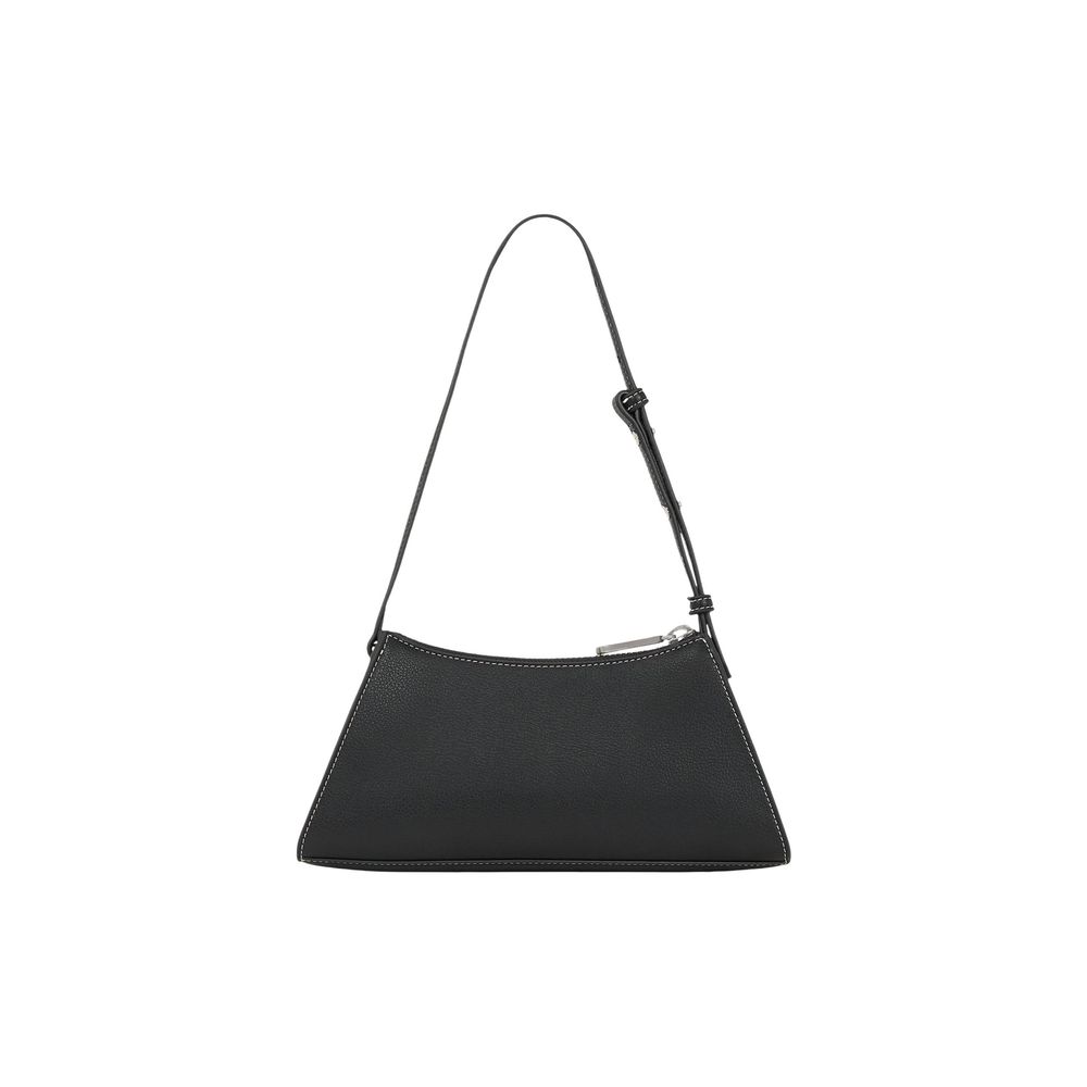Karl Lagerfeld Black Polyurethane Shoulder Bag