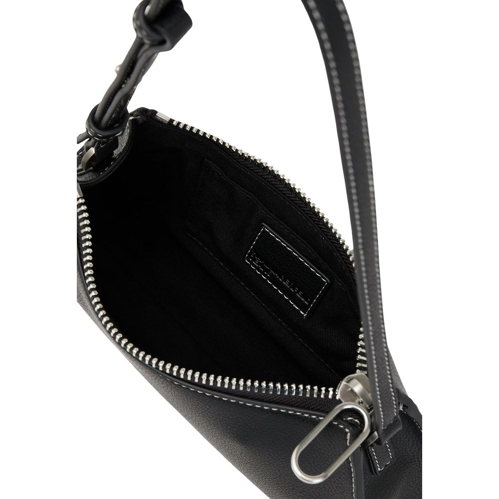 Karl Lagerfeld Black Polyurethane Shoulder Bag