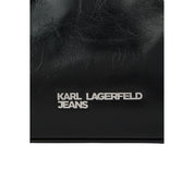 Karl Lagerfeld Black Polyurethane Shoulder Bag