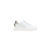 Guess White Polyurethane Platform Sneakers