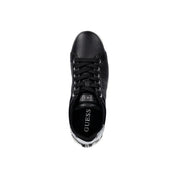 Guess Black Polyurethane Platform Sneakers