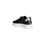 Guess Black Polyurethane Platform Sneakers
