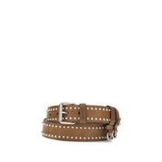 Miu Miu Brown Suede Regular Belt
