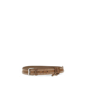 Miu Miu Brown Suede Regular Belt
