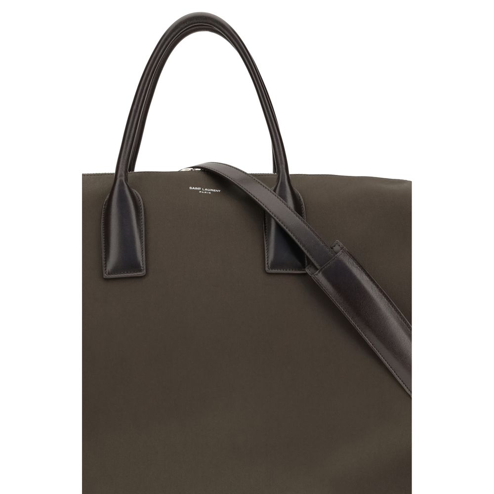 Saint Laurent Brown Calf Leather Handbags