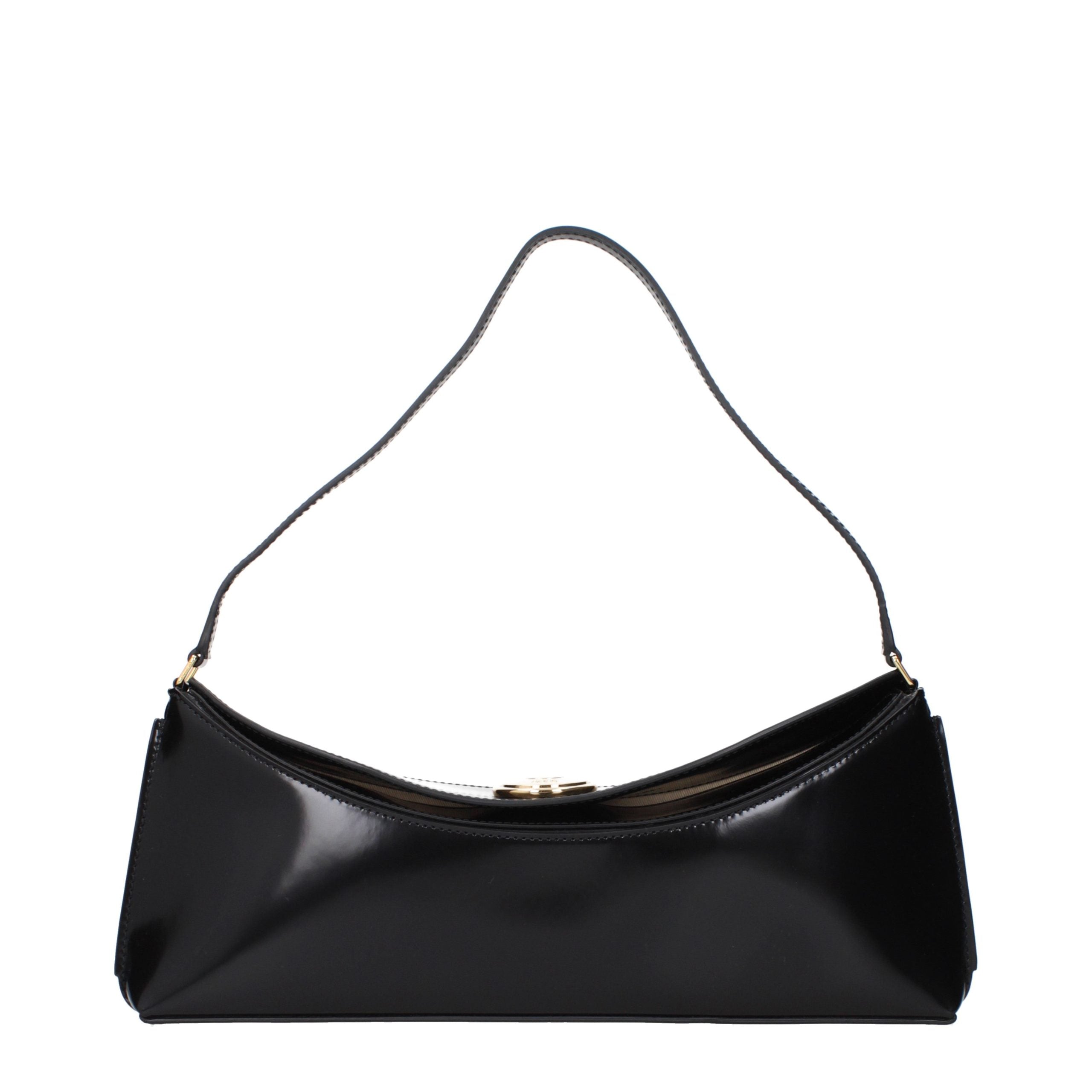 Jacquemus Black Leather Shoulder Bags